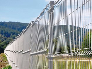 3Д забор на дачном участке в Джанкое 